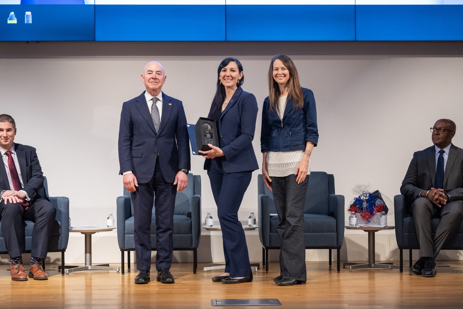 A second view of the CISA Infrastructure Security Division ceremony at DHS headquarters, Washington, D.C., February 2024.